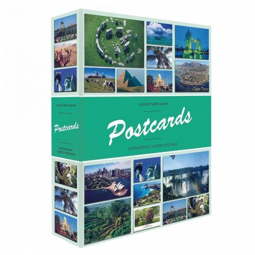 Leuchtturm Album für 200 Postkarten mit 50 festen Hüllen Neuware ohne OVP