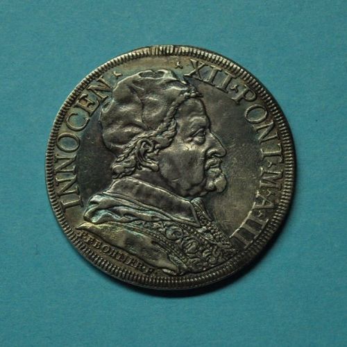 Vatikan 1693 Piastra Innocent XII., stillendes Kind