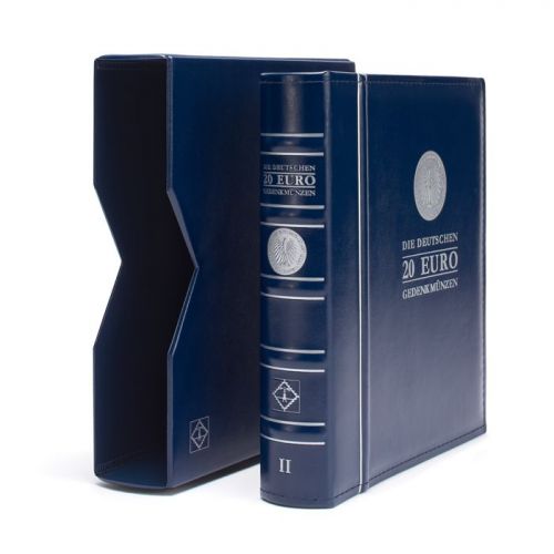 Leuchtturm OPTIMA-Vordruckalbum für die dt. 20-Euro-Gedenkmünzen Bd 2 369861 Neu