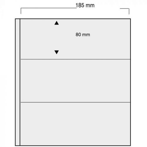 Safe Variant Ergänzungsblätter Transparent Nr. 563 (5er Pack) Neu