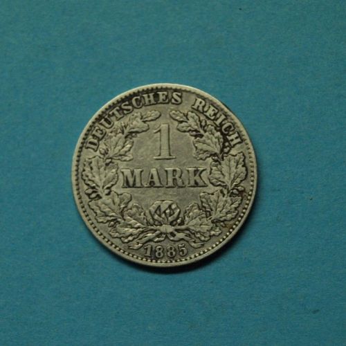 Kaiserreich 1885 J 1 Mark kleiner Adler ss-vz