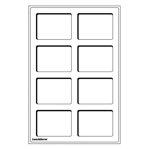 Leuchtturm Münztableau L mit 8 Fächern für 64 x 86 mm Blau (2er Pack) 300028 Neu