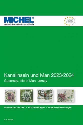 Michel Katalog Kanalinseln und Man 2023/2024 (E 14) 6086-3 Portofrei! Neu