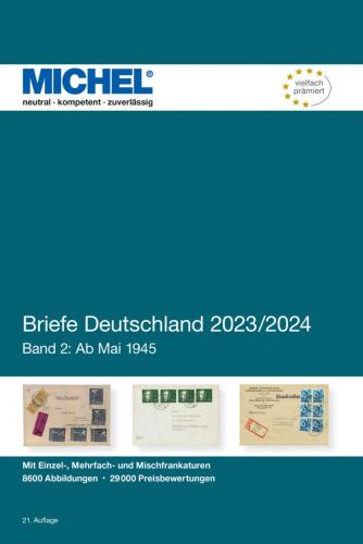 Michel Katalog Briefe Deutschland 2023/2024 - Band 2: Ab 1945 6004-2 Neu