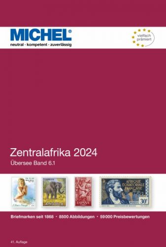 Michel Katalog Zentralafrika 2024 ÜK 6/1 6039 Neu