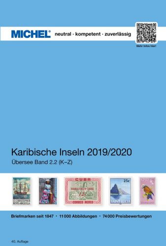 Michel Katalog Karibische Inseln 2019/2020 K-Z (ÜK 2/2) 6098 Neu