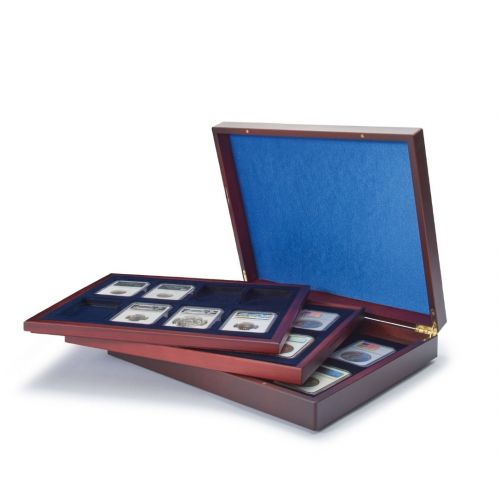 Leuchtturm Münzkassette VOLTERRA TRIO deLuxe, für SLABS 309278 Neu