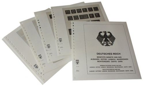 Lindner-T Bes. Gebiete: Albanien, Kotor 1943-1945 Vordrucke T117E Neuware