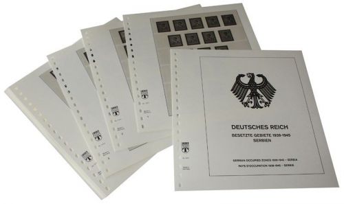 Lindner-T Besetzte Gebiete: Serbien 1941-1943 Vordrucke T117F neuwertig