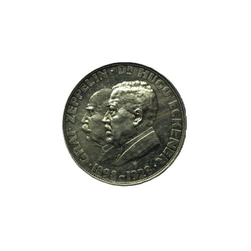 Weimar 1929 Medaille Weltfahrt des Luftschiffs LZ 127 vz