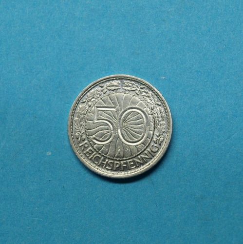 Deutsches Reich 1928 A 50 Pfennig vz