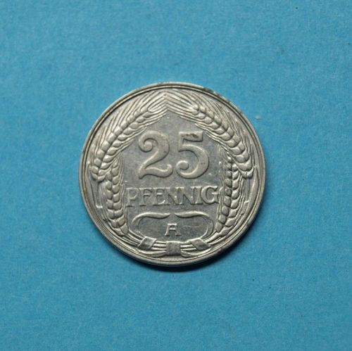 Deutsches Reich 1910 A 25 Pfennig