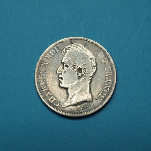 Frankreich 1828 W 5 Franc Charles X.