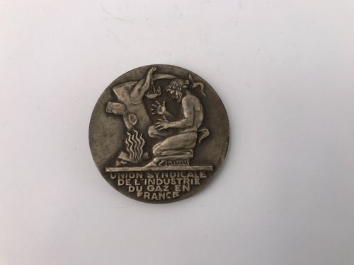 Bronzemedaille Union Syndicale de l'Industrie GAZ en France Henry Dropsy