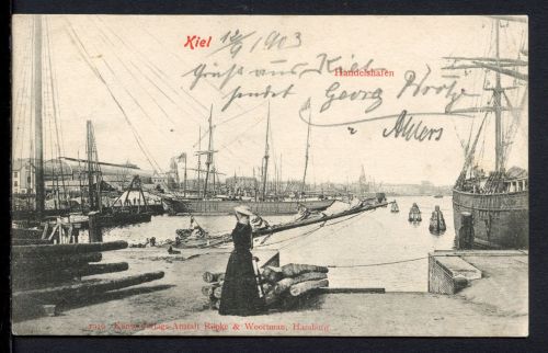 AK Kiel 1903 Handelshafen