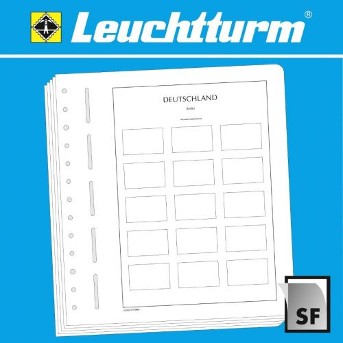 Leuchtturm Blankoblätter für ATM Typ "Klüssendorf" Berlin (12er Pack) 323714 Neu