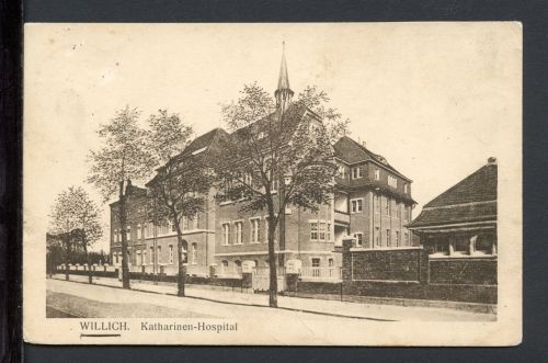 AK Willich Kr. Viersen 1916 Katharinen-Hospital