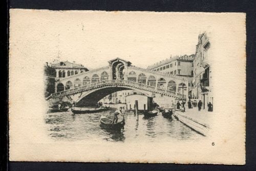 AK Venedig, Italien 1908 Rialtobrücke