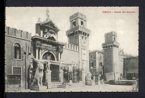 AK Venedig, Italien um 1910 Arsenaleingang