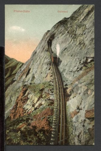 AK Alpnachstad, Schweiz 1907 Pilatusbahn