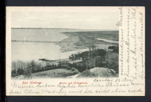 AK Bad Hohenau, Kreis Schleswig-Flensburg 1905 Anlegestelle