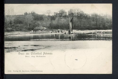 AK Bad Hohenau, Kreis Schleswig-Flensburg 1905 Strandpartie