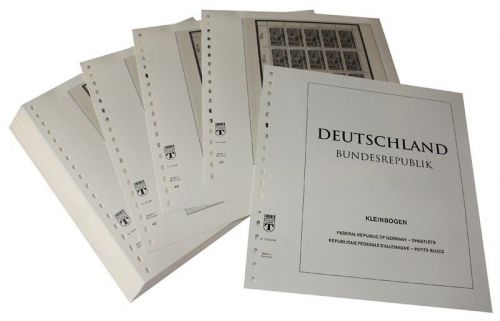 Lindner-T Bund Zehnerbogen 1989-1991 Vordrucke 120BK-89 Neuware