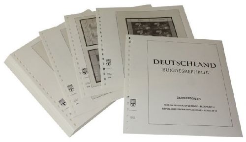 Lindner-T Bund Zehnerbogen 1979-1988 Vordrucke 120BK Neuware