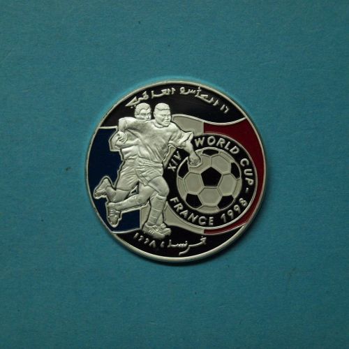 Somalia 1998 10000 Shilling Fußball WM 1998 in Farbe PP