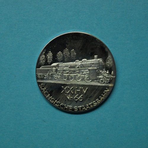 Medaille Sächsische Staatsbahn XX HV Nr. 66 PP