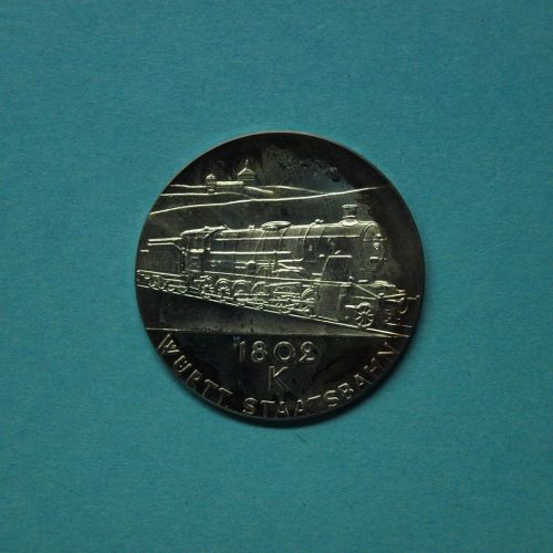 Medaille Württembergische Staatsbahn 18 O2 K PP