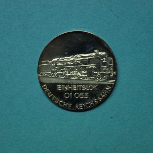 Medaille Deutsche Reichsbahn Einheitslok 01 053 PP