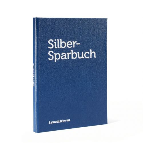 Leuchtturm Presso Silber Sparbuch für 6x 20€ Gedenkmünzen, blau 370364 Neu