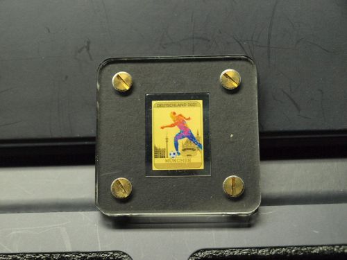 Medaille 2021 "Fußball EM in München" 1/500 Unze Feingold, Zertifikat