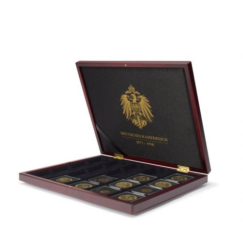 Leuchtturm Münzkassette für 20 Quadrum Kapseln Deutsches Kaiserreich 365366 Neu
