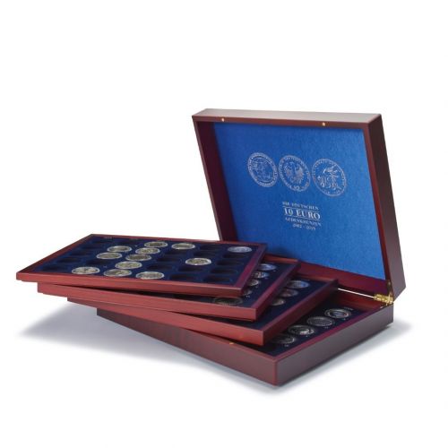 Leuchtturm Münzkassette VOLTERRA QUATTRO für 10-Euro in Kapseln 349906 Neu