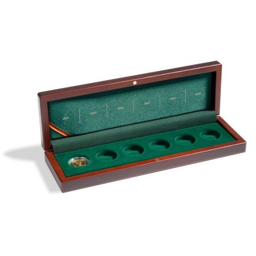 Leuchtturm Münzetui VOLTERRA für 6 dt. 20-Euro-Goldmünzen „Wildtiere“ 366791 Neu