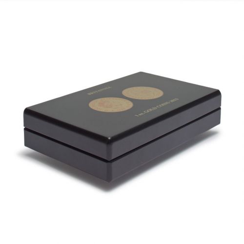 Leuchtturm Münzetui VOLTERRA für 2 Britannia Gold 2023 in Kapseln 369502 Neu