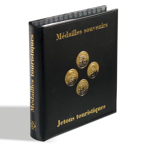 Leuchtturm Münzalbum "Médailles Souvenirs" inkl. 5 OPTIMA-Münzhüllen 342176 Neu