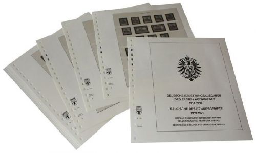 Lindner-T Deutsche Besetzung WK1 1914-1918 Vordrucke 114B neuwertig