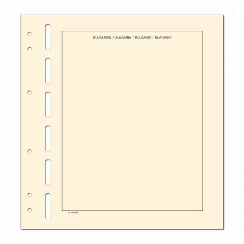 Schaubek Kopftitelblätter Bulgarien - 10 Blatt KT827 Neu