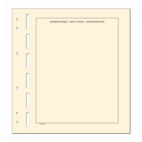 Schaubek Kopftitelblätter Alderney - 10 Blatt KT850 Neu