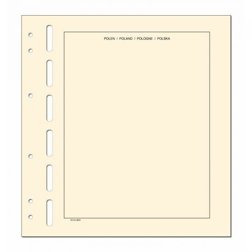 Schaubek Kopftitelblätter Polen - 10 Blatt KT811 Neu