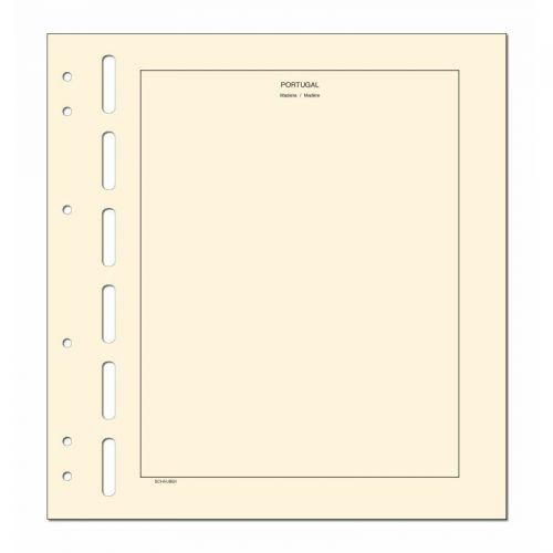 Schaubek Kopftitelblätter Madeira - 10 Blatt KT838 Neu