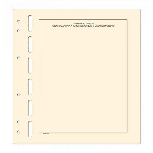 Schaubek Kopftitelblätter Tschechische Republik - 10 Blatt KT849 Neu