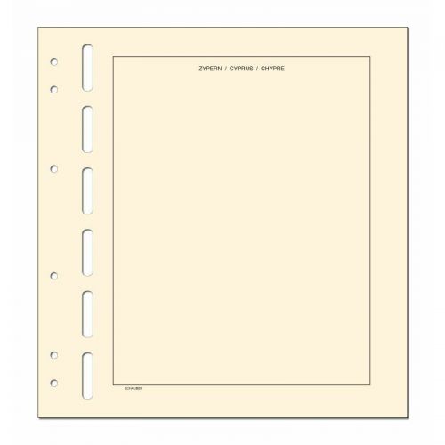 Schaubek Kopftitelblätter Zypern - 10 Blatt KT835 Neu