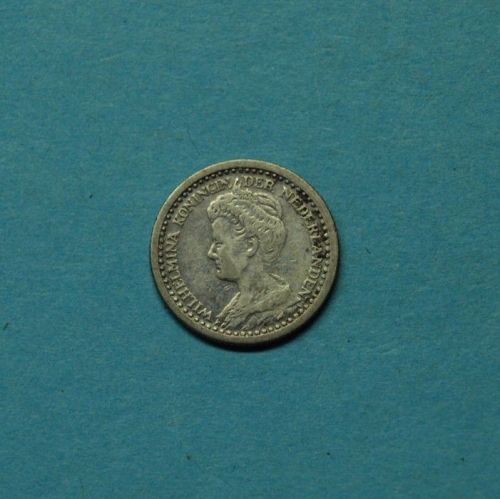 Niederlande 1921 10 Cents Wilhelmina