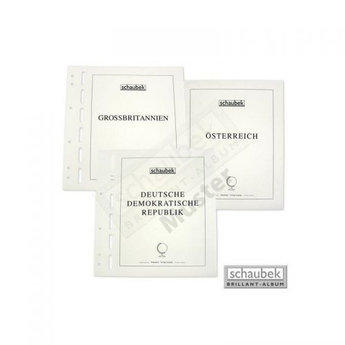 Schaubek Titelblatt Amerikanische und Britische Zone TB641 Neu