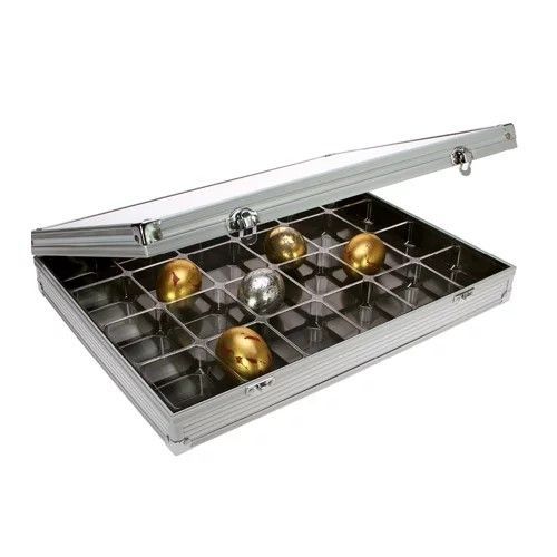 Safe Sammel-Vitrine "Alu" (für Kleinporzellan, Mineralien usw.) Nr. 5876 Neu