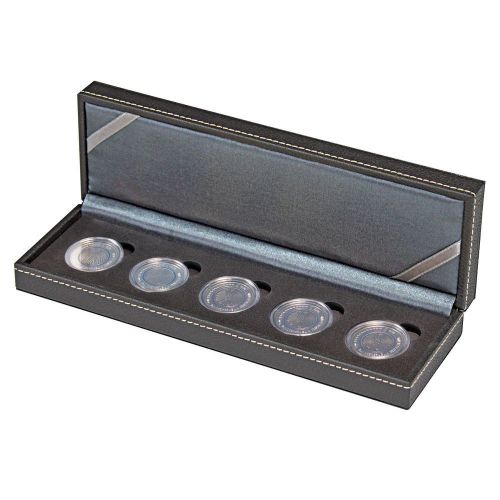 Lindner Münzkassette NERA S S2362-5EK für 5 Euro Münzen inkl. Münzkapseln Neu